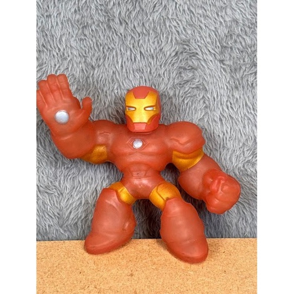 Marvel Heroes of Goo Jit Zu Iron Man Squishy Stretch Action Figure Moose Toys